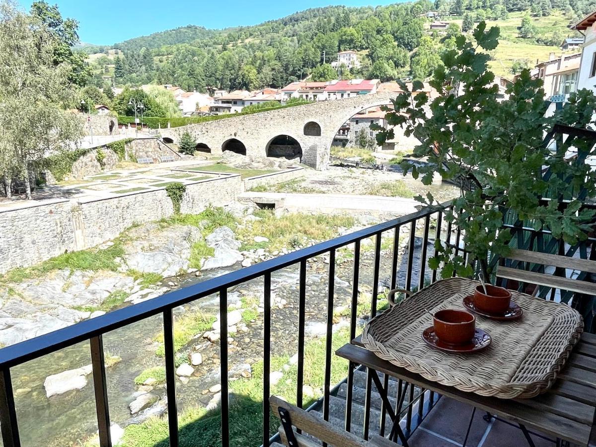 Apartamento Colgante Al Rio Con Vistas Al Puente Camprodon Εξωτερικό φωτογραφία