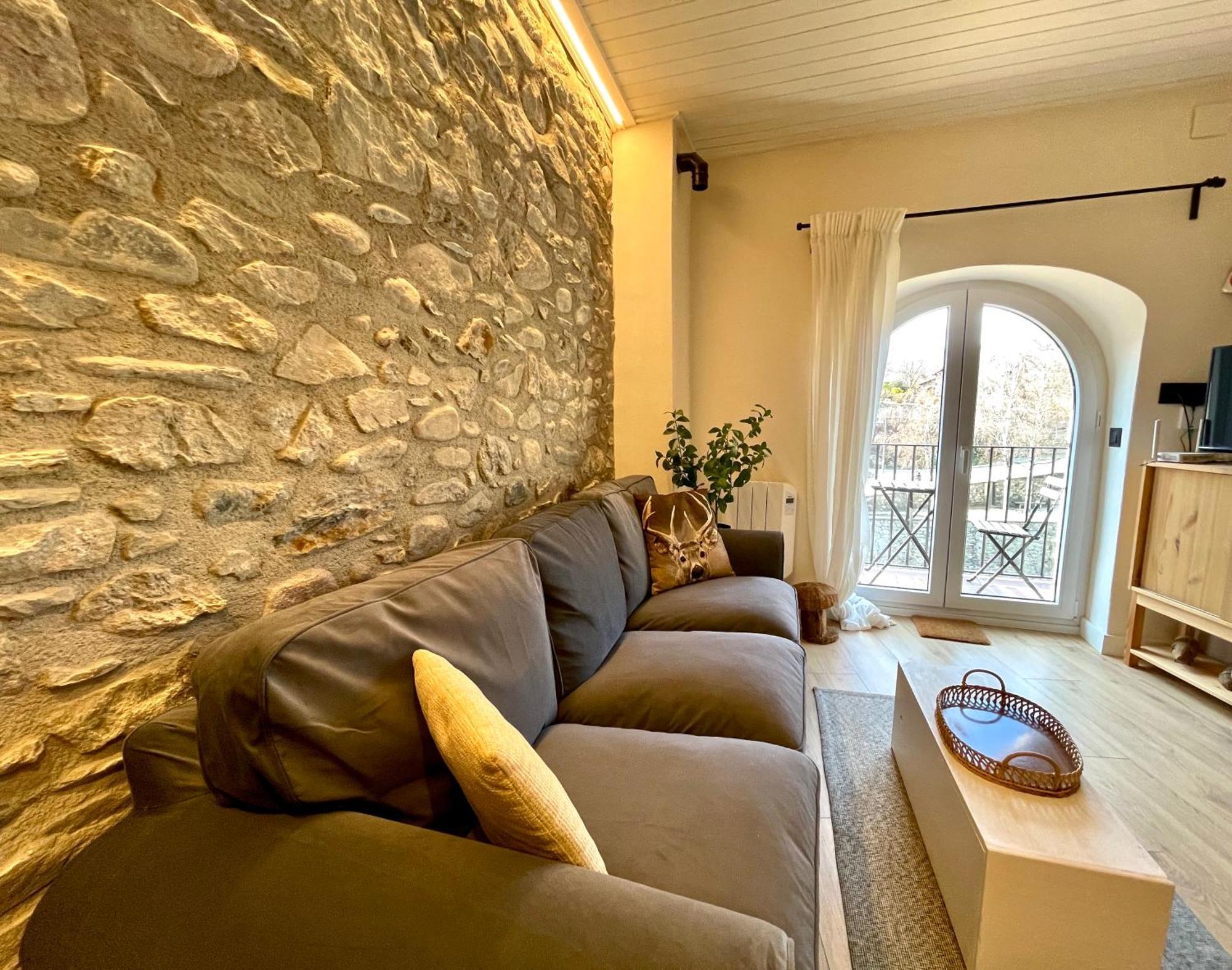 Apartamento Colgante Al Rio Con Vistas Al Puente Camprodon Εξωτερικό φωτογραφία